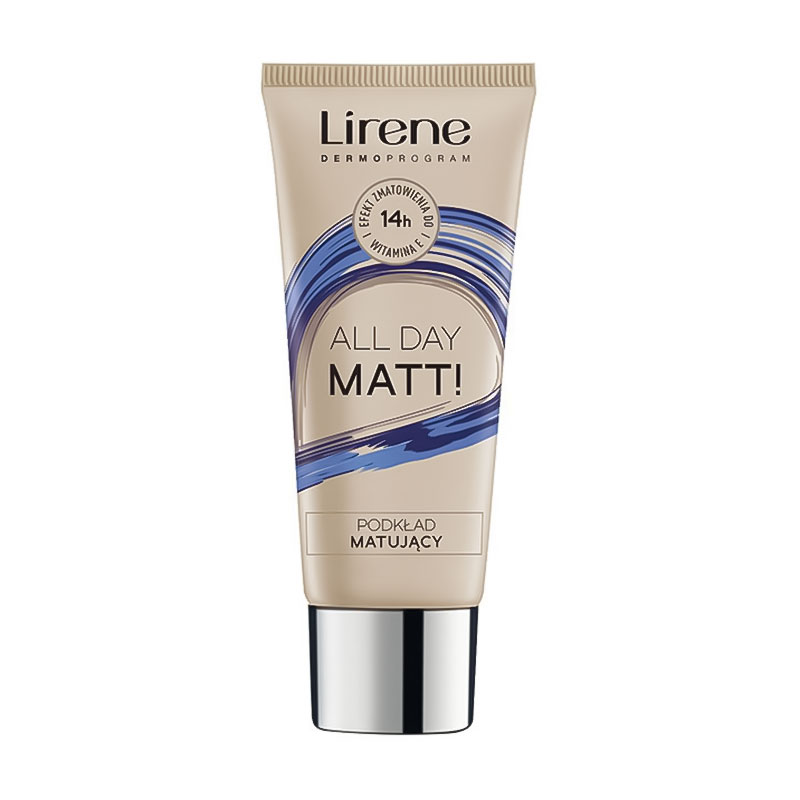 Матувальний тональний флюїд для обличчя Lirene Nature Matte Fluid, 13 Cappuccino, 30 мл